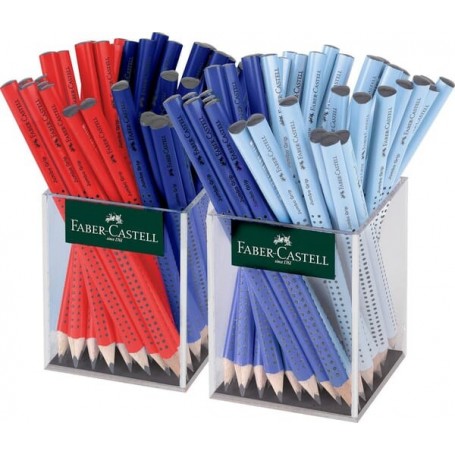 FABER-CASTELL Crayon de papier Jumbo GRIP, 2 pots