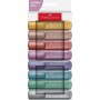 FABER-CASTELL Surligneur TEXTLINER 46 METALLIC, tui de 8