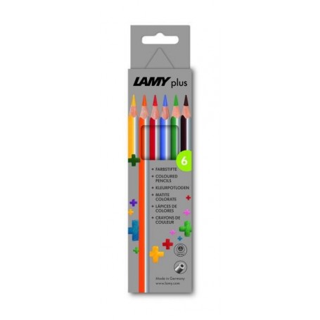 LAMY Crayon de couleur triangulaire plus, tui carton de 6