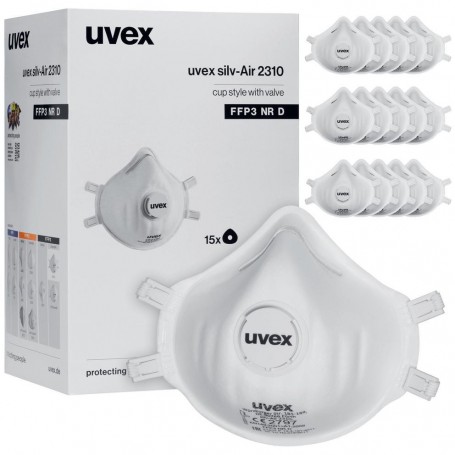 uvex Masque coque respiratoire silv-Air classic 2310, FFP3