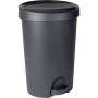 EDA Poubelle pdale Stepy, 45 litres, PP, anthracite