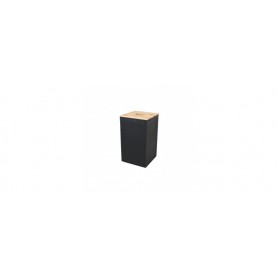 EDA Bac pour granuls de bois, 36 litres, noir