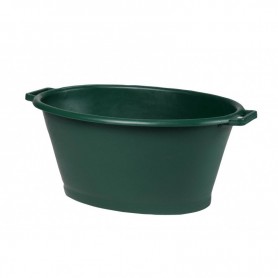 EDA Bassine ovale, 50 litres, plastique, vert
