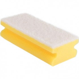 HYGOCLEAN ponge Colour, non-tiss doux, jaune/blanc