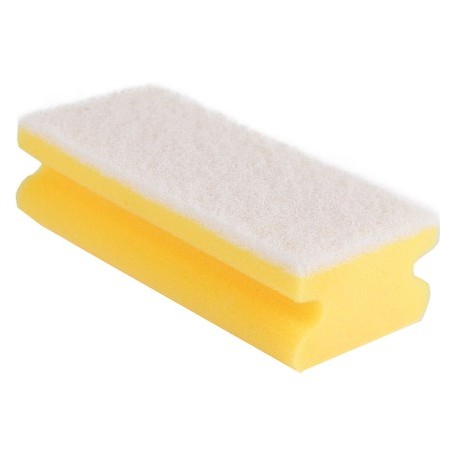 HYGOCLEAN ponge Colour, non-tiss doux, jaune/blanc