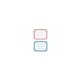 ZDesign SCHOOL Etiquettes livres \"bordures\", couleur
