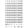 ZDesign HOME Stickers chiffres, chiffres 1 99 + 00, noir
