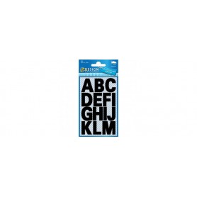 ZDesign HOME Stickers de lettres, lettres A-Z, noir