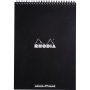 RHODIA Bloc spiral No. 18, format A4, pointill dot, noir
