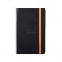 RHODIA Carnet rigide RHODIARAMA, 90 x 140 mm, lign, noir