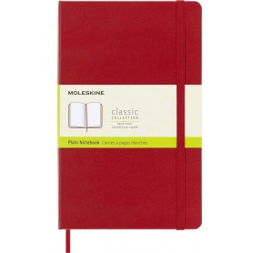 MOLESKINE Carnet rigide, L/A5, uni, rouge carlate