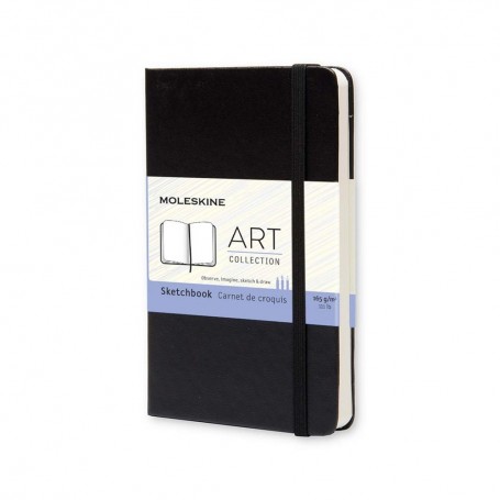 MOLESKINE Carnet de croquis, P/A6, 165 g/m2, rigide, noir