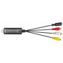 LogiLink Convertisseur audio & vido USB 2.0, noir