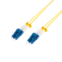 LogiLink Cble patch fibre optique, 2x LC-Duplex, OS2, 0,5 m