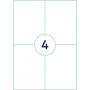 rillprint tiquette universelle, 105 x 148 mm, blanc