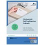 rillprint tiquette universelle, 105 x 148 mm, blanc