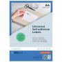 rillprint tiquette universelle, 210 x 148 mm, blanc