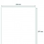 rillprint tiquette universelle, 210 x 297 mm, blanc