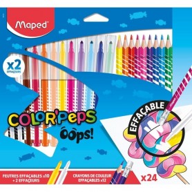 Maped Feutre effaable & crayon de couleur COLOR\'PEPS OOPS