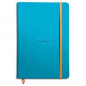 RHODIA Carnet rigide RHODIARAMA, A5, lign, turquoise