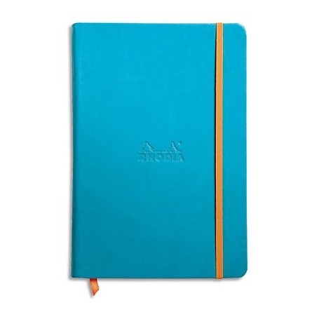 RHODIA Carnet rigide RHODIARAMA, A5, lign, turquoise