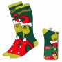 Grinch adult socks