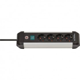 Brennenstuhl Premium Alu-Line Steckdosenleiste, 4-fach