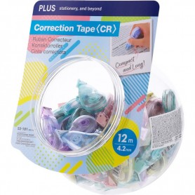 PLUS JAPAN Rouleau correcteur \"CR\", 4,2mm x 12m, dans bocal