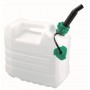 EDA Jerrican, 10 litres, avec bec verseur, blanc