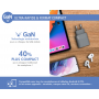 CS 45W 1 Port C PD GaN Recyclé Gris
