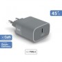 CS 45W 1 Port C PD GaN Recyclé Gris