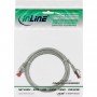InLine® Patch Cable S/FTP PiMF Cat.6 250MHz PVC copper grey, 1.2m