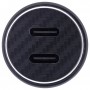 InLine® USB car charger power-adapter power delivery, 2x USB Type-C, black