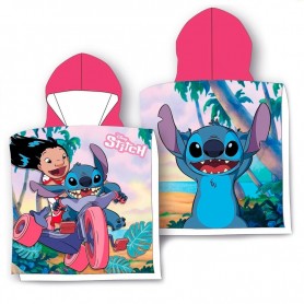 Disney Lilo &38 Stitch cotton poncho towel
