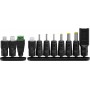 Alimentation Universelle 3 V - 12 V, Max. 12 W11 adaptateurs inclus : 7 adaptateurs DC en plus de USB-C™, USB-A, USB Mini-B, Mic