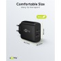 Chargeur Rapide Double USB-C™ PD (45 W) noir1x port USB-C™ (Power Delivery) et 1x port USB-A
