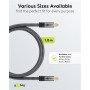 Câble TOSLINK, 1 m, Sharkskin GreyConnecteur TOSLINK Connecteur TOSLINK