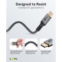 Câble DisplayPort, DP 1.4, 2 m, Sharkskin GreyConnecteur DisplayPort™ Connecteur DisplayPort™