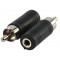 Valueline adapter plug phono plug to 0.35 mm mono sockets