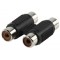 Valueline adapter plug 2 phono sockets to 2 phono sockets