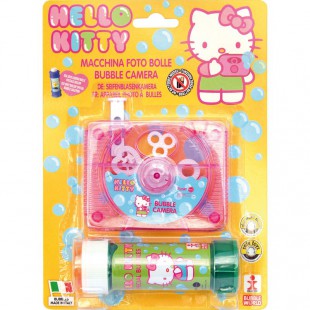 DULCOP - Hello Kitty Machine à Bulles en Forme d’Appareil Photo + Recharge (Dulcop 69500141000)