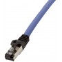 LogiLink Câble patch premium, Cat. 8.1, S/FTP, 15 m, bleu
