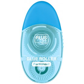 PLUS JAPAN Mini roller adhsif LE TG-1512, 6 mm x 12 m, bleu