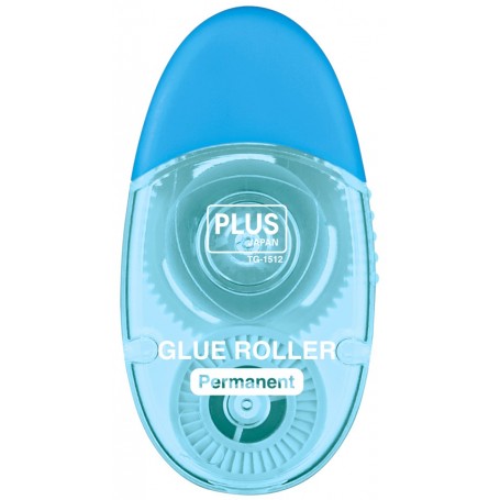 PLUS JAPAN Mini roller adhsif LE TG-1512, 6 mm x 12 m, vert
