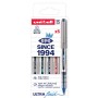 uni-ball Stylo roller eye fine UB157 PF, tui de 5, assorti