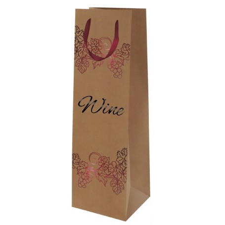 SUSY CARD Sac cadeau pour bouteille "Wine Bouquet"