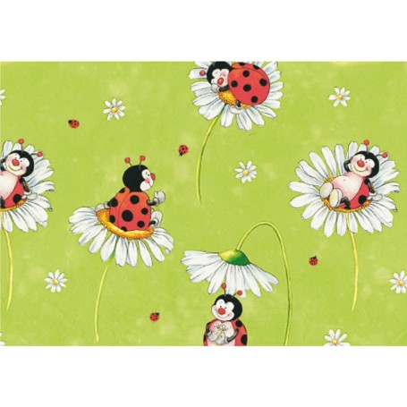 SUSY CARD Papier cadeau "Cute animals vert", sur rouleau