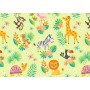 SUSY CARD Papier cadeau "Cute animals vert", sur rouleau