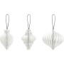 HEYDA Set dcoration "Goutte en nid d\'abeille", vert