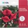 HEYDA Set dcoration "Goutte en nid d\'abeille", vert